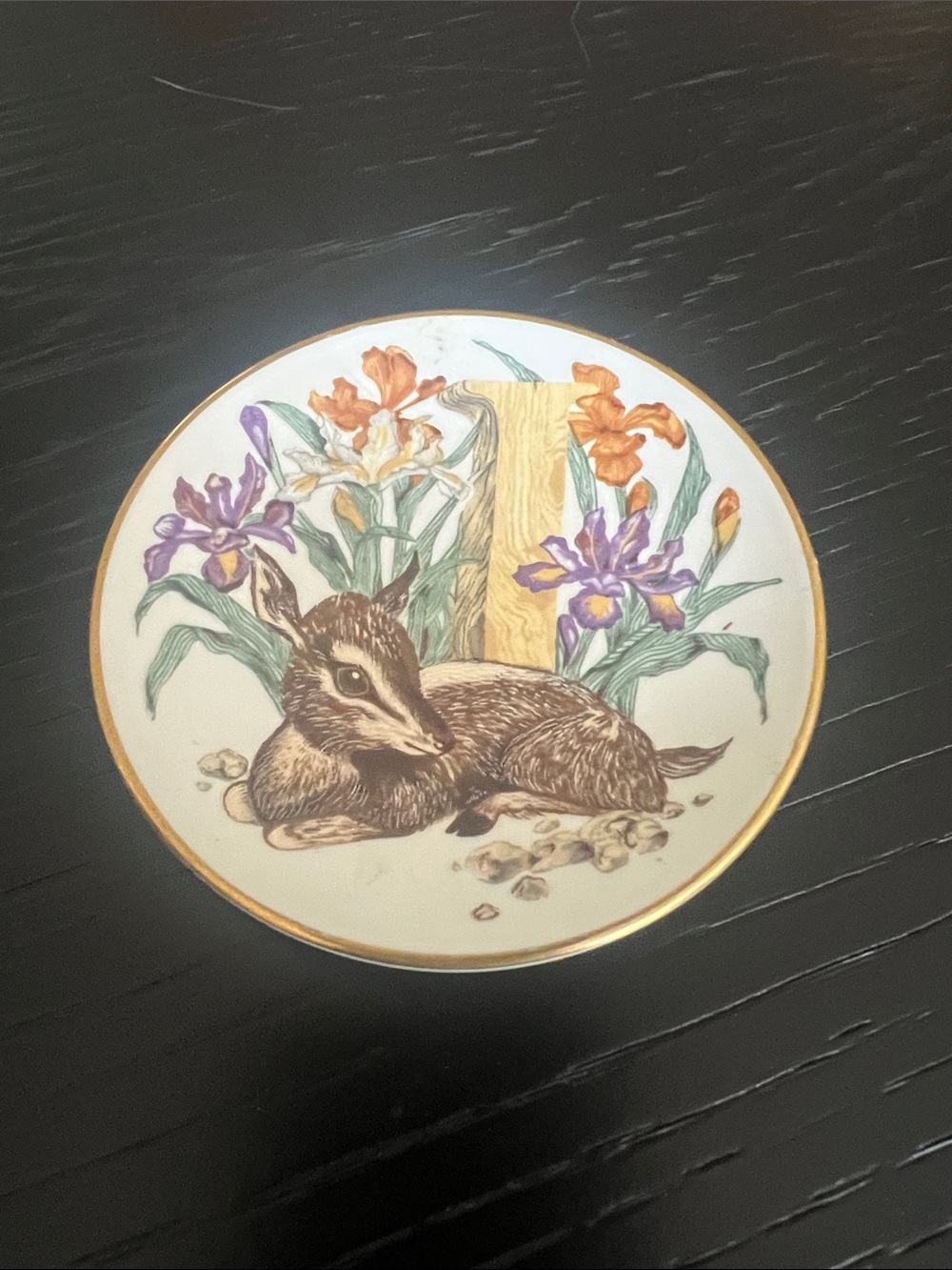Franklin Mint Impala - I Porcelain Mini Plate